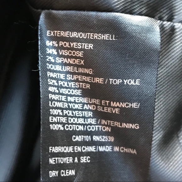 Daniel Hechter Paris Black & Gray Car Coat Winter Jacket Classic Designer - Picture 7 of 8